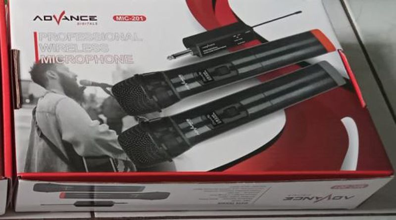 Mic Wireless Double Advance 201 Microphone Advance 201 Isi 2 Mik