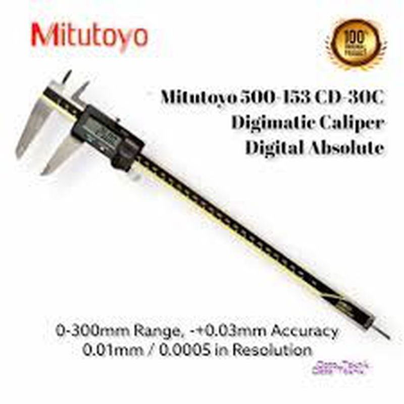 Digital Vernier Caliper MITUTOYO 50015330 / Sketmat Digital 0300mm