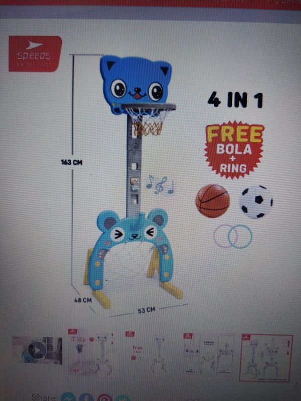 RING BASKET MAINAN ANAK
