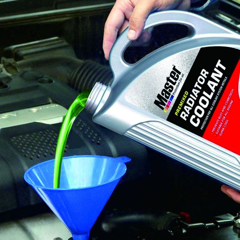 Air Radiator Coolant Master Premixed Green 4 lt