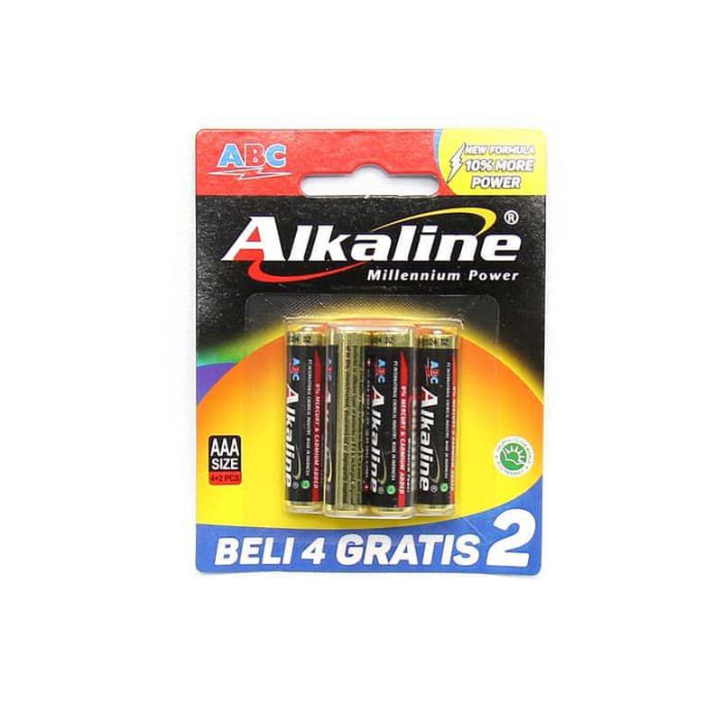 Abc alkaline baterai aaa