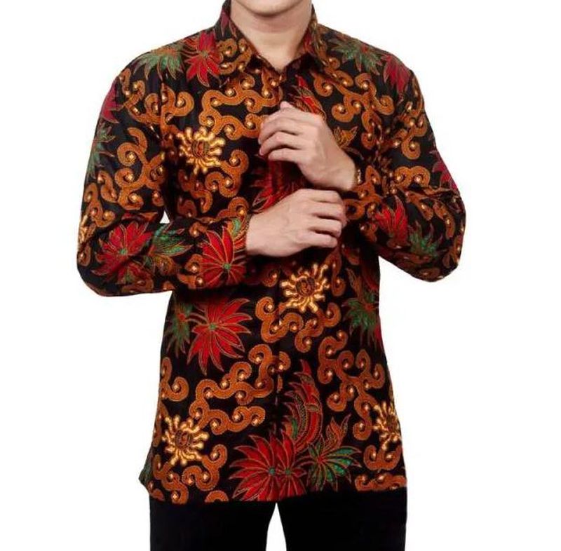 BAJU BATIK LENGAN PANJANG