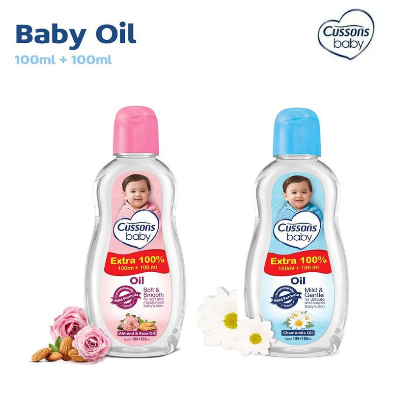 Cussons Baby Oil 100ml+100ml