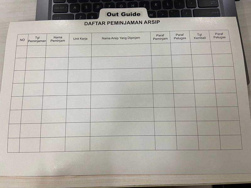 kertas out guide
