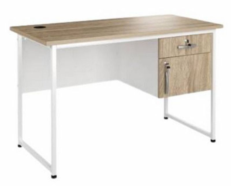 Meja Kantor Mason Sonoma Light Cream White 120