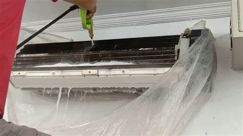 Ilustrasi visual panduan cuci ac split panduan cuci ac split: langkah-langkah yang harus diikuti