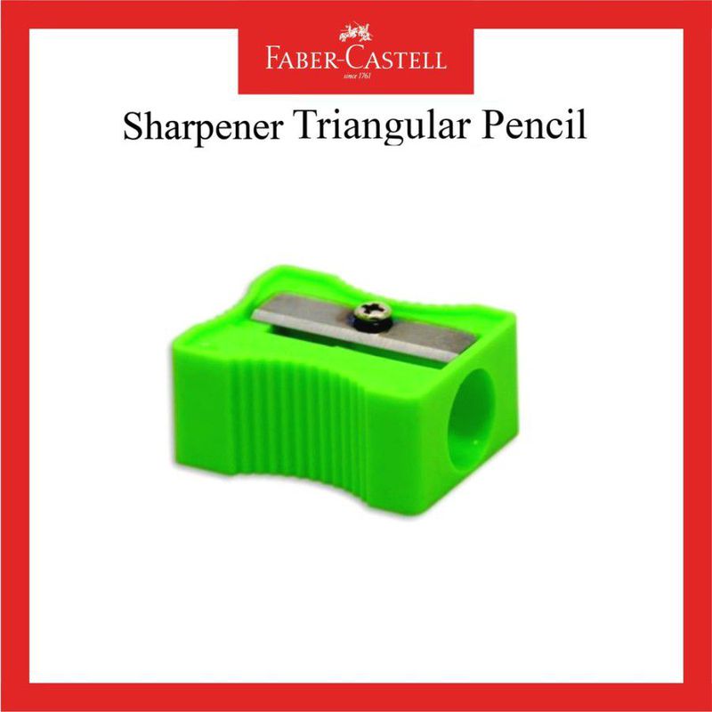 Rautan Pensil Segitiga / Sharpener For Triangular Pencil Faber Castell