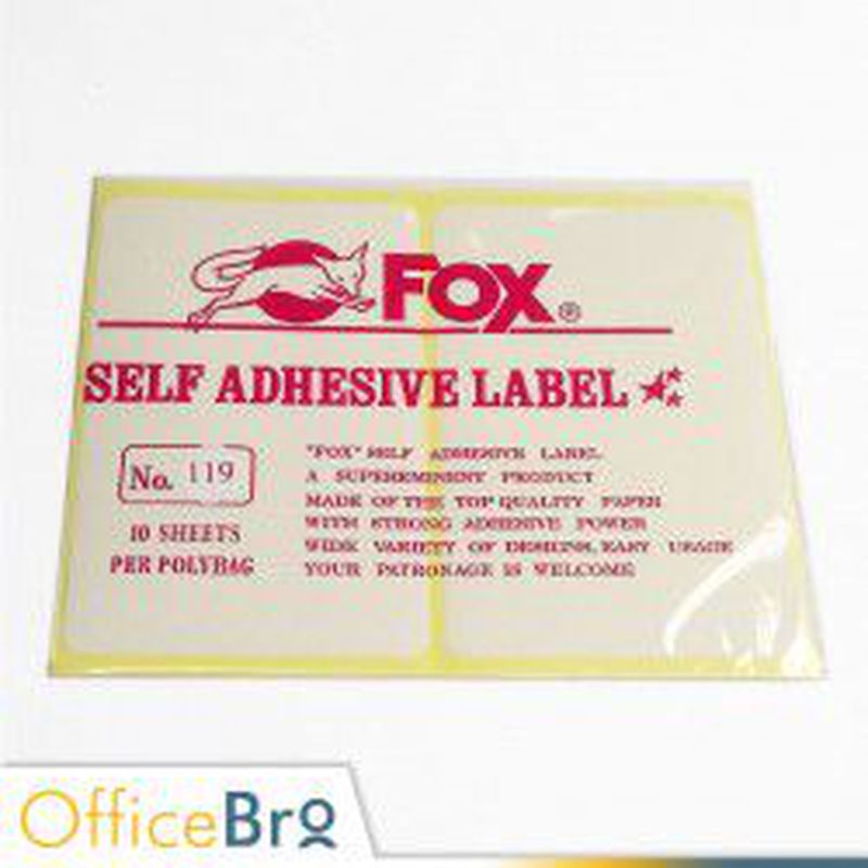Kertas Label No.119