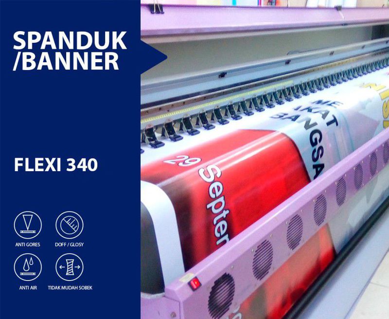 Cetak Spanduk/Banner Bahan Flexy (design Sesuai Pesanan/CUSTOM)