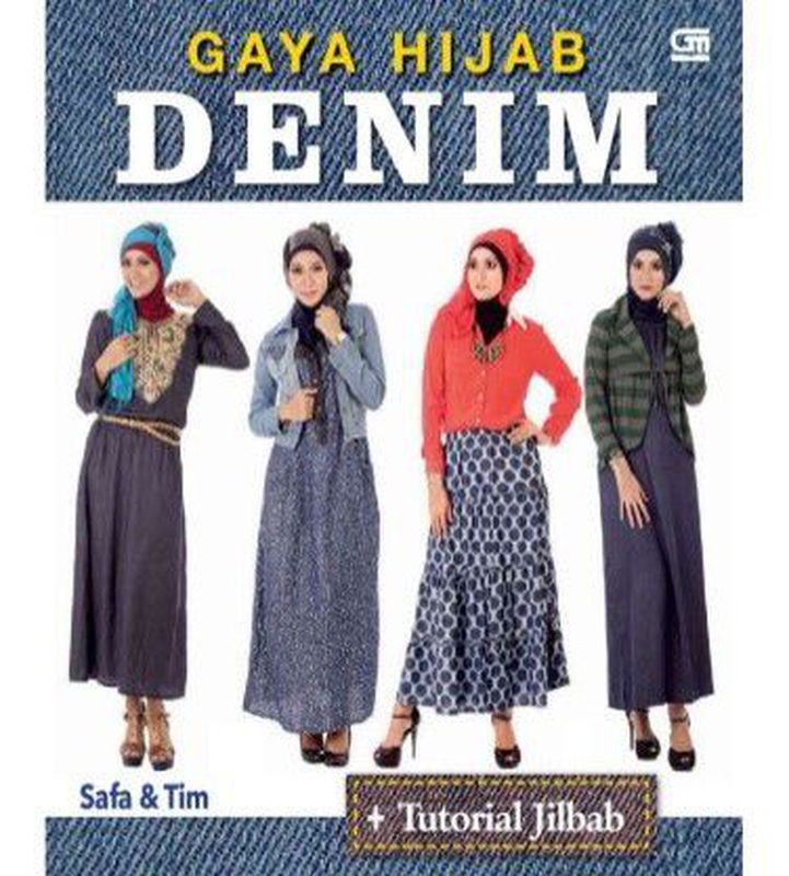 gaya bohemian hijab