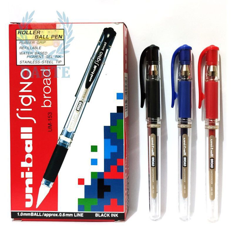 Ballpoint Uni - Ball Signo Broad UM - 153 - Biru