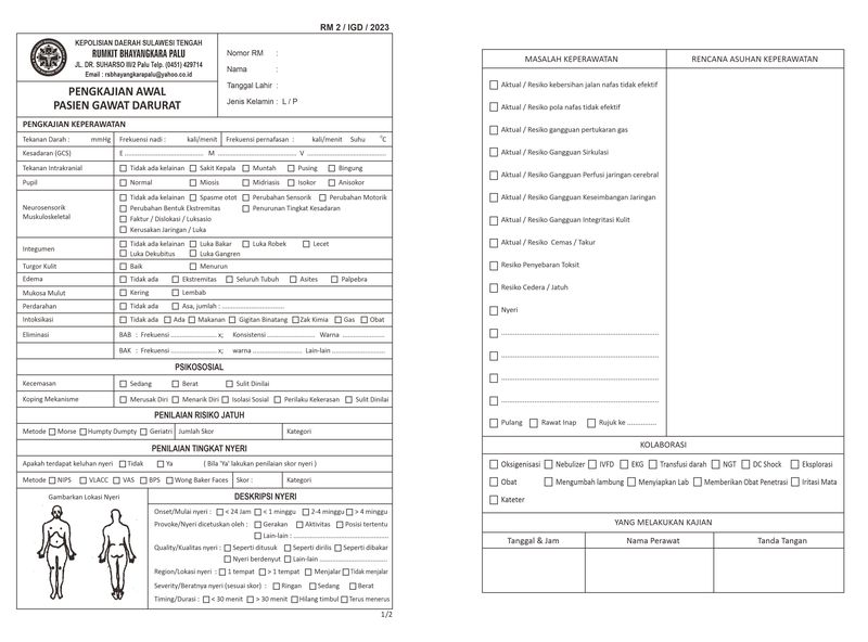 Rm 2 Igd 2023 Pengkajian Awal Pasien Gawat Darurat