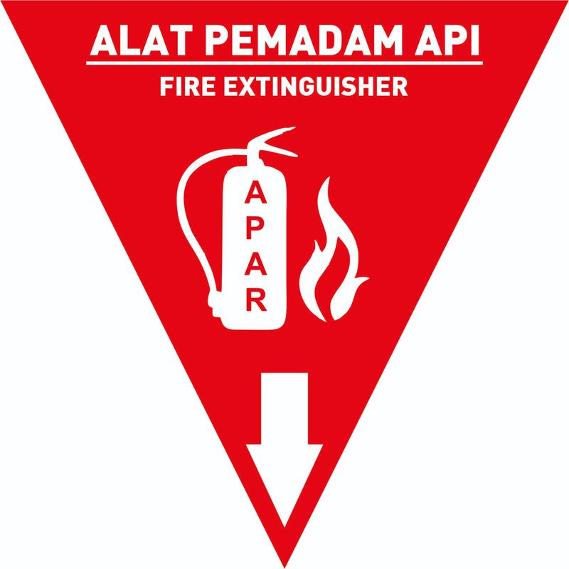 STICKER ALAT PEMADAM API