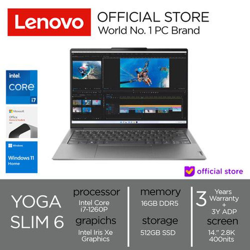 Lenovo Yoga Slim Evo I P Gb Ssd Iris Xe K Hz