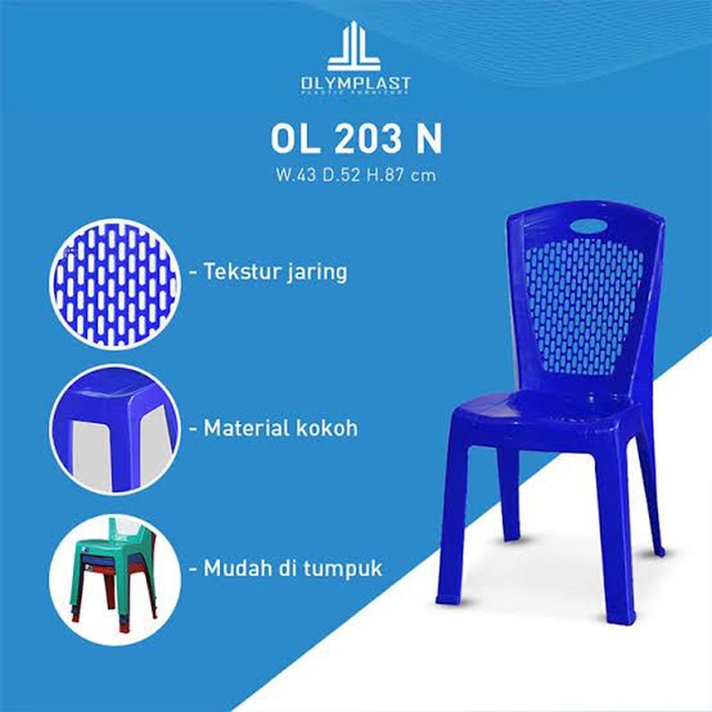 Kursi Plastik Olymplast 203 N