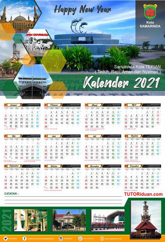 Kalender Dinding 38 x 53
