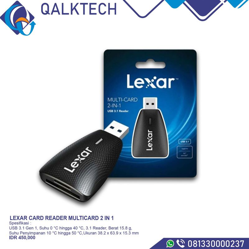 LEXAR CARD READER MULTICARD 2 IN 1