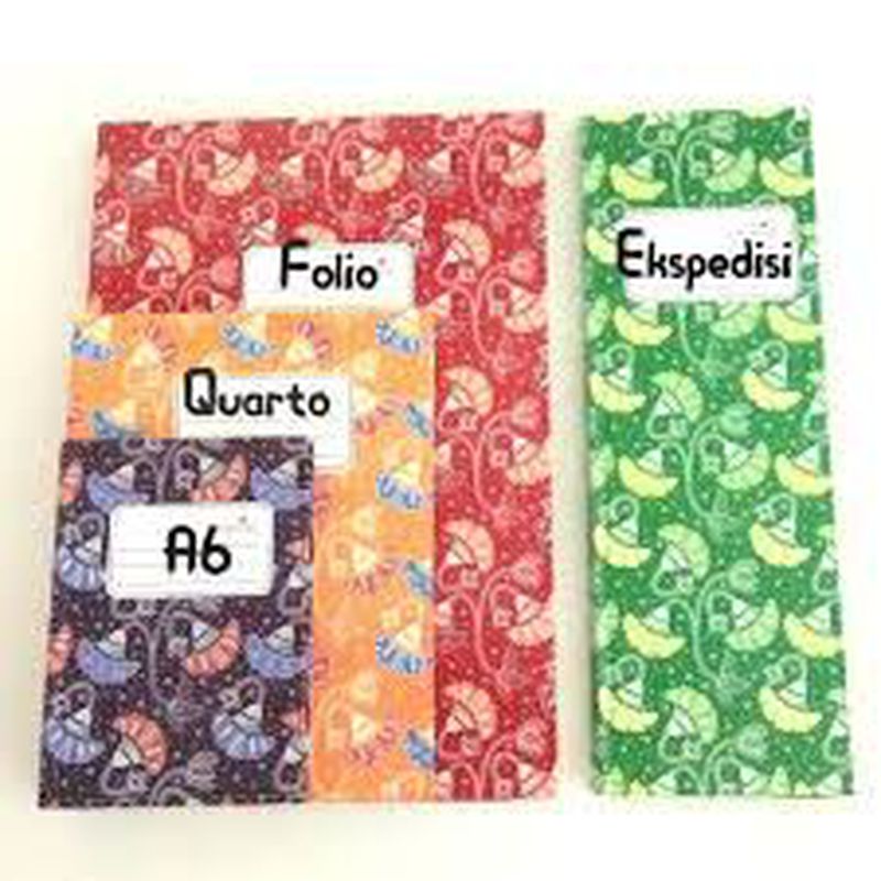 BUKU EXPEDISI, FOLIO, QUARTIO, dan A6