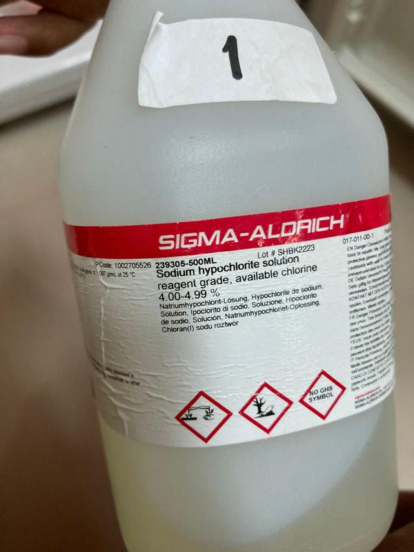 SODIUM HYPOCHLORITE SOLUTION SIGMA/239305