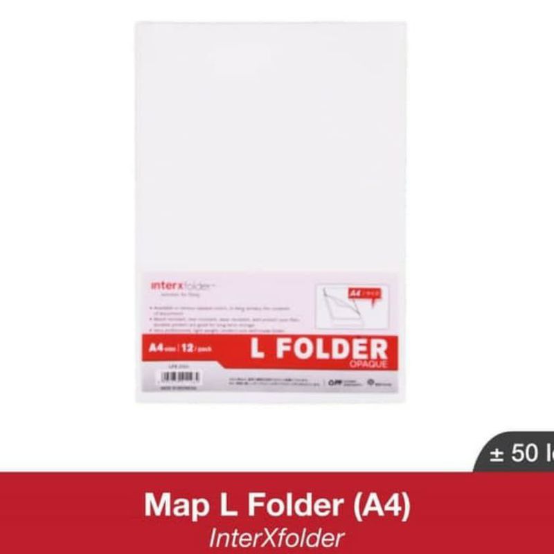 Map L A4 Inter X Folder