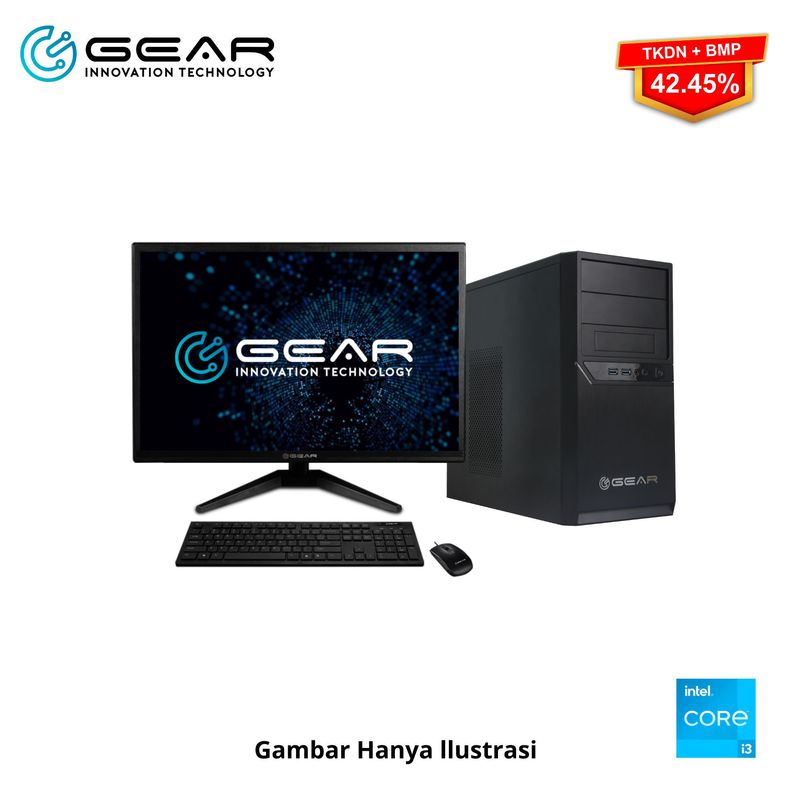 GEAR PC Desktop GI-I31014H50W10P