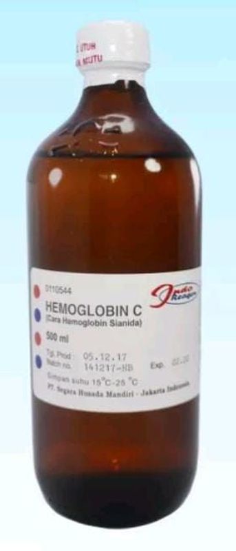 Reagen Hemoglobin C 500ml Drabkin 500ml 2187