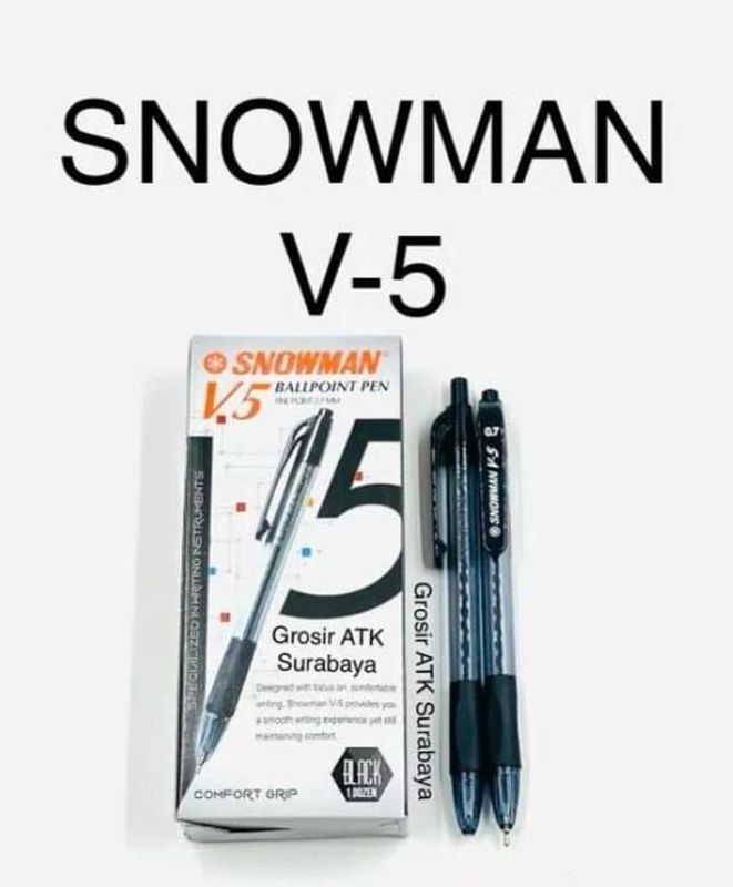 Ballpoint Snowman V5