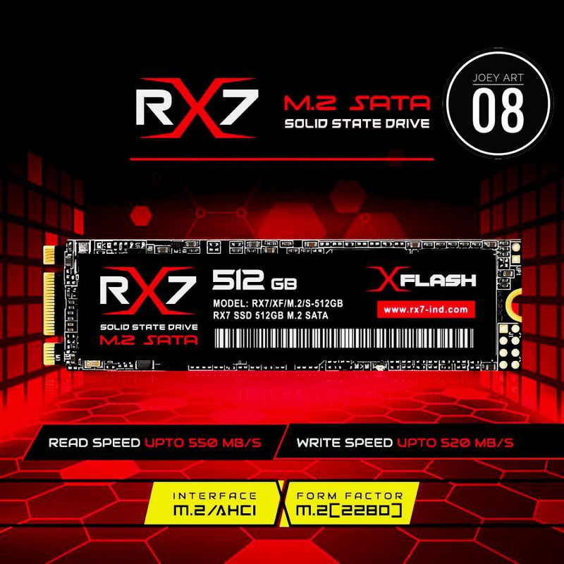 SSD 512GB M2 SATA / M.2 SATA GARANSI RESMI 3 TAHUN