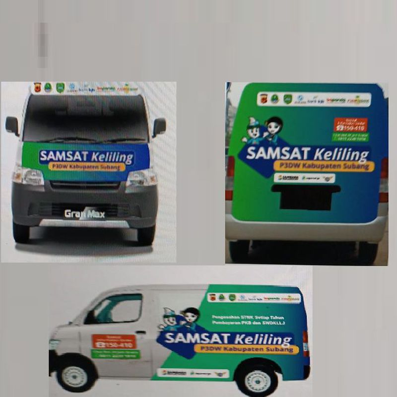 Branding Mobil Minivan