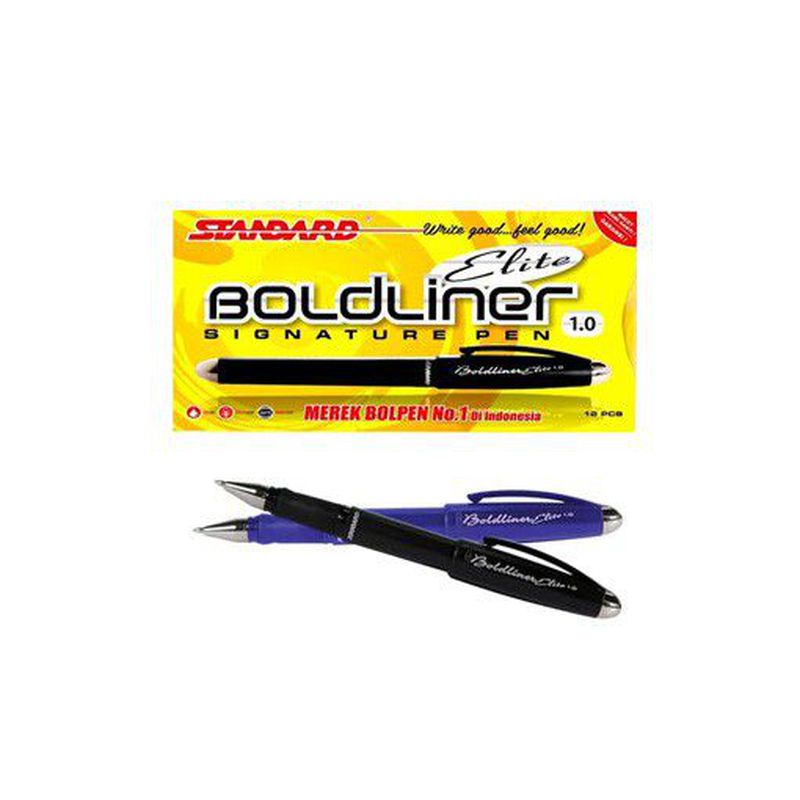 Ballpoint Gel Hitam Standard