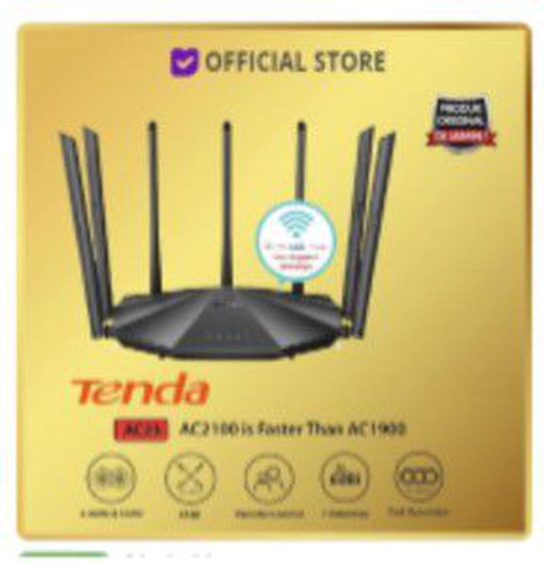 Tenda AC23 AC2100 Dual Band Gigabit WiFi Router MU-MIMO AC 23 AC 2100
