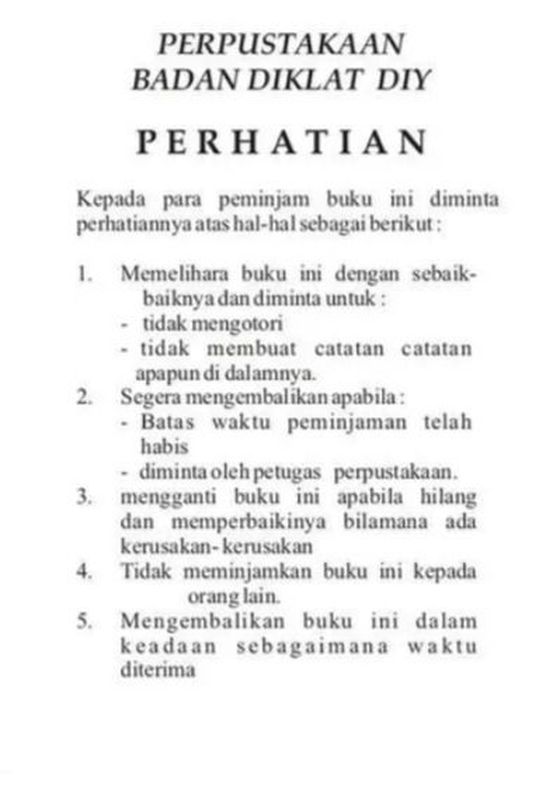 kartu perhatian