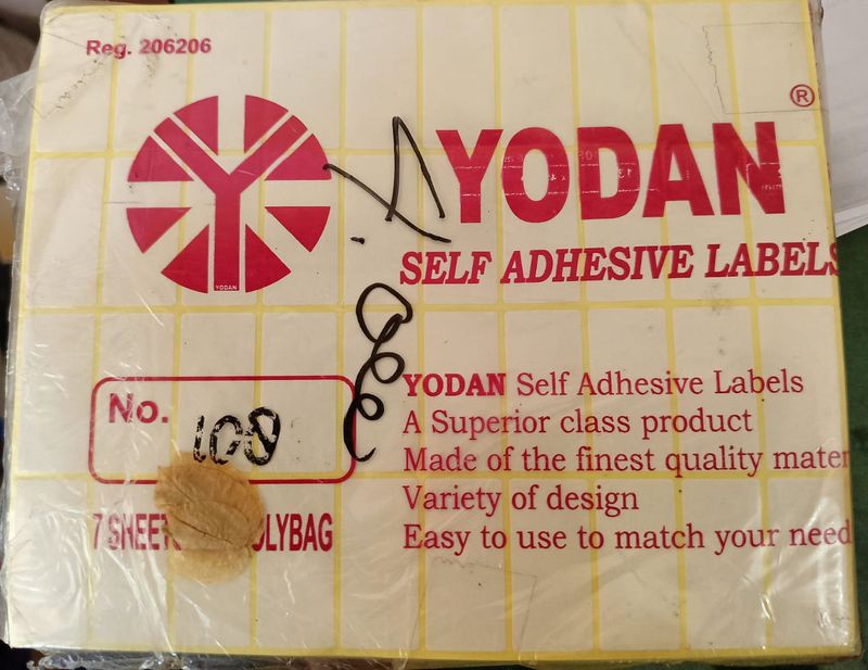 Label Stiker No. 108