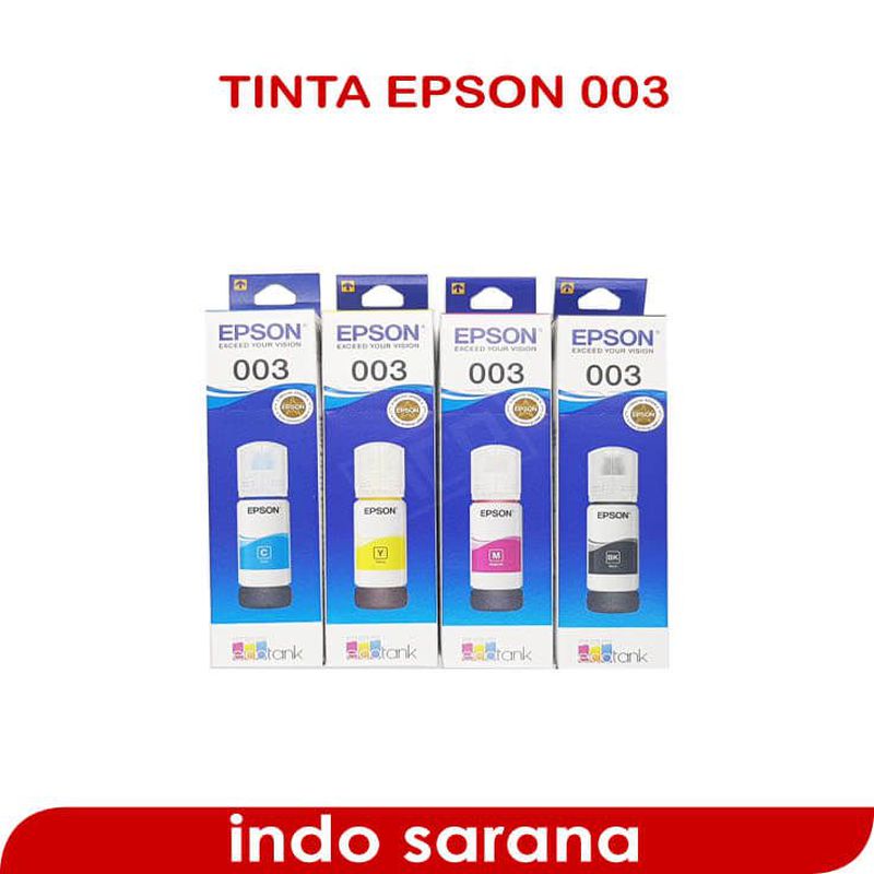 Tinta Epson 003 65ml Original TKDN 27.66% - Kuning