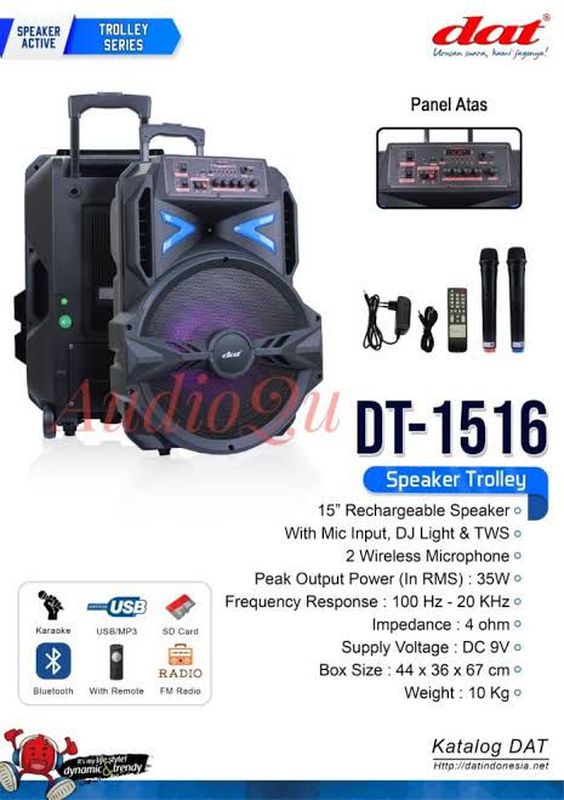 Speaker Aktif Portable DAT DT-1516
