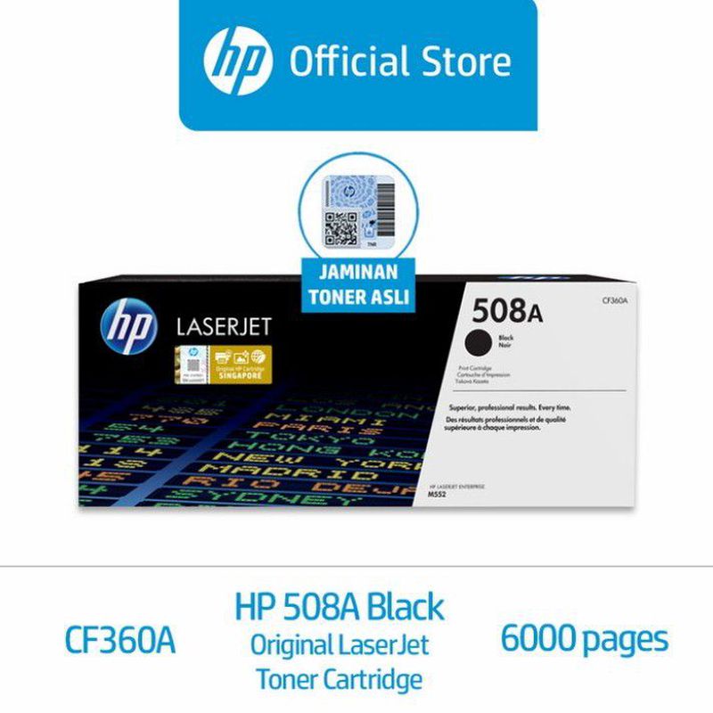 TONER HP BLACK 508A (CF360A) ORIGINAL