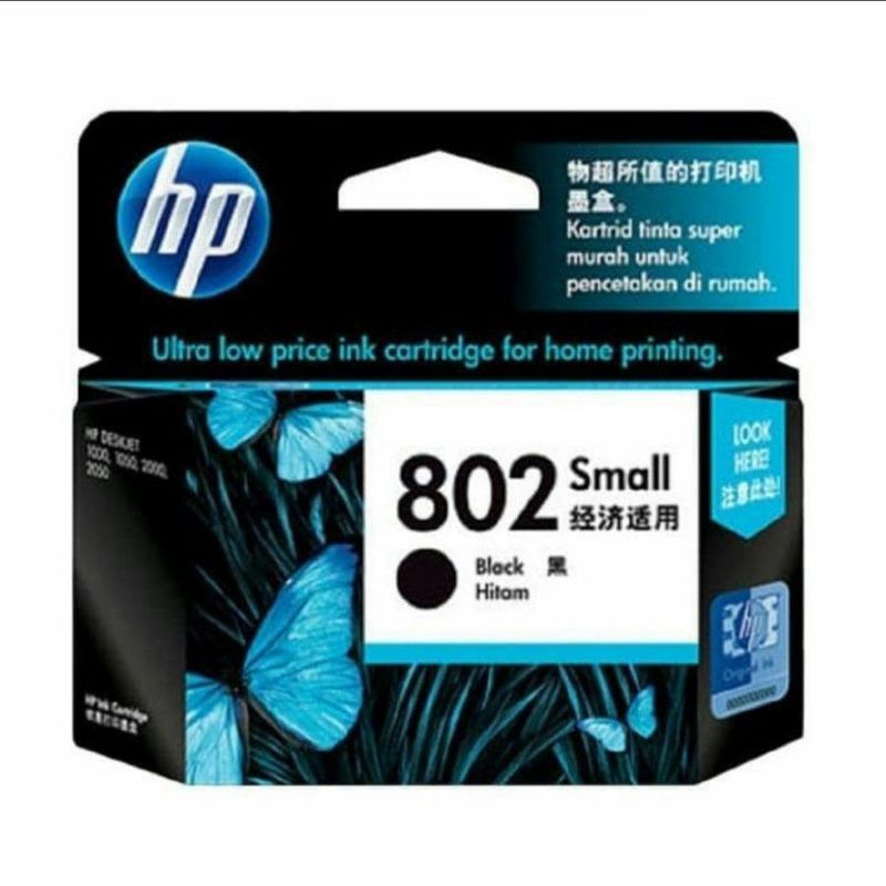 TINTA HP 802 INK CARTRIDGE BLACK ORIGINAL