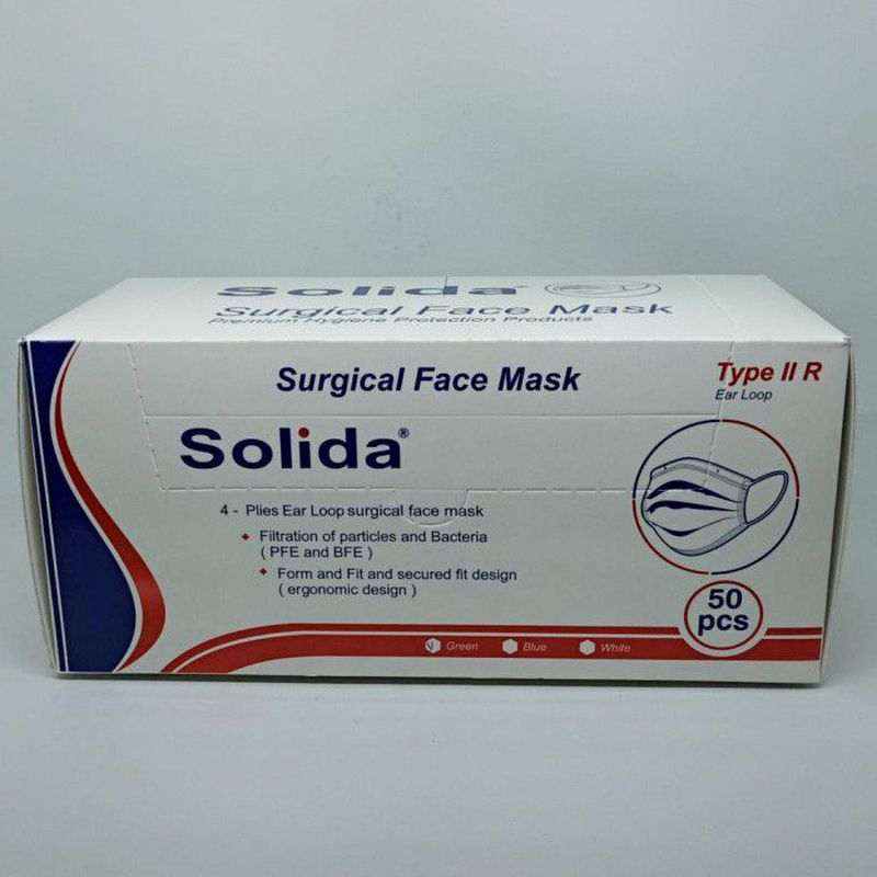 Masker Medis Solida 3 ply