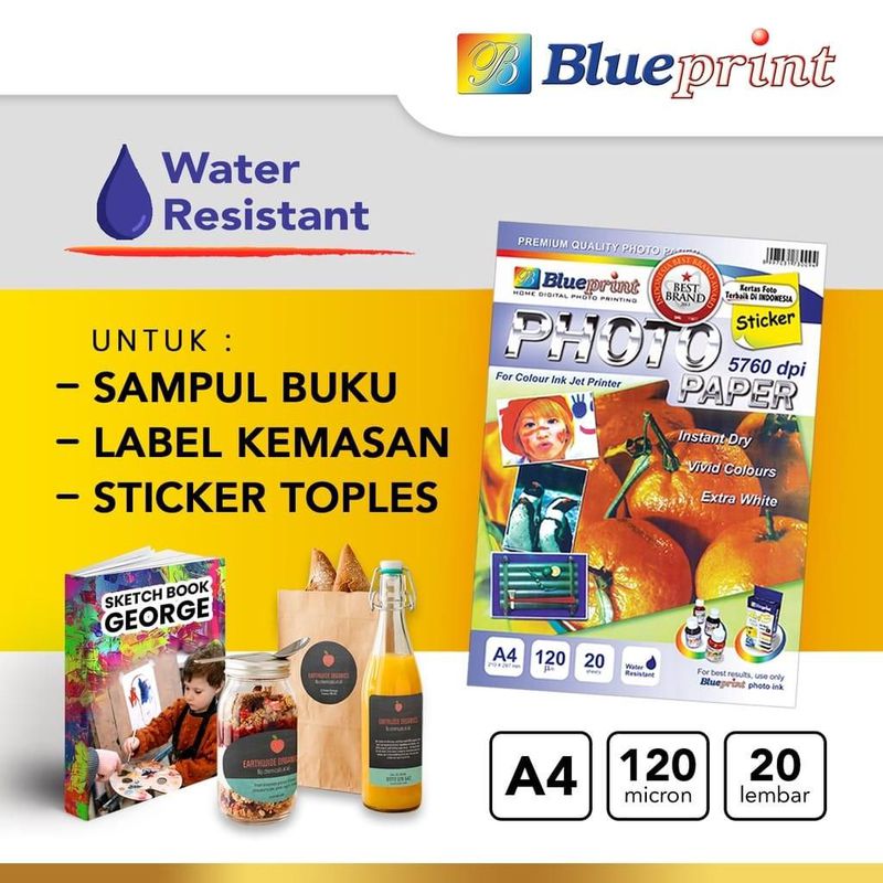 STICKER PAPER BLUEPRINT