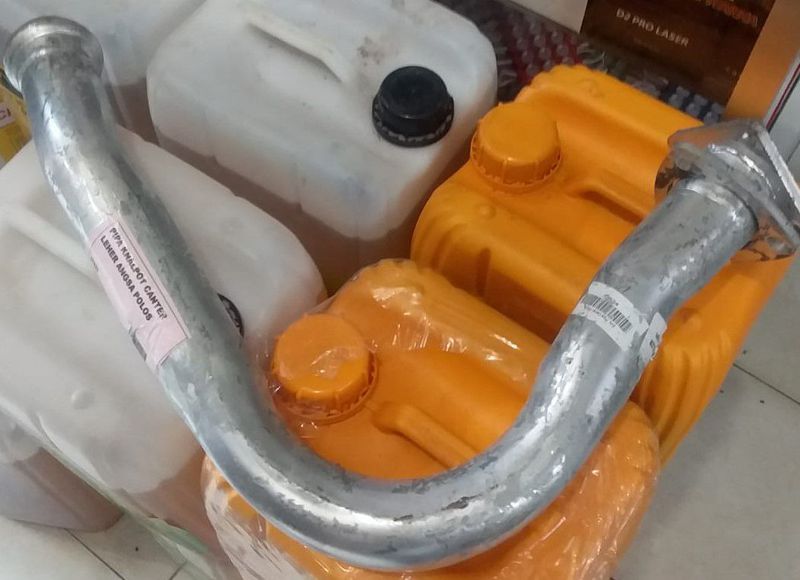 Pipa knalpot canter leher angsa polos