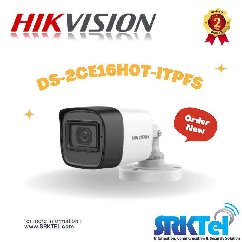 Kamera Hikvision Cctv Ds 2ce16h0t Itpfs 5mp Audio Outdoor