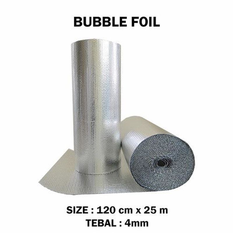 BUBBLE METALIZING FOIL 120 CM X 25 M