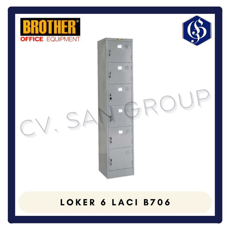 Locker 6 Pintu B-706