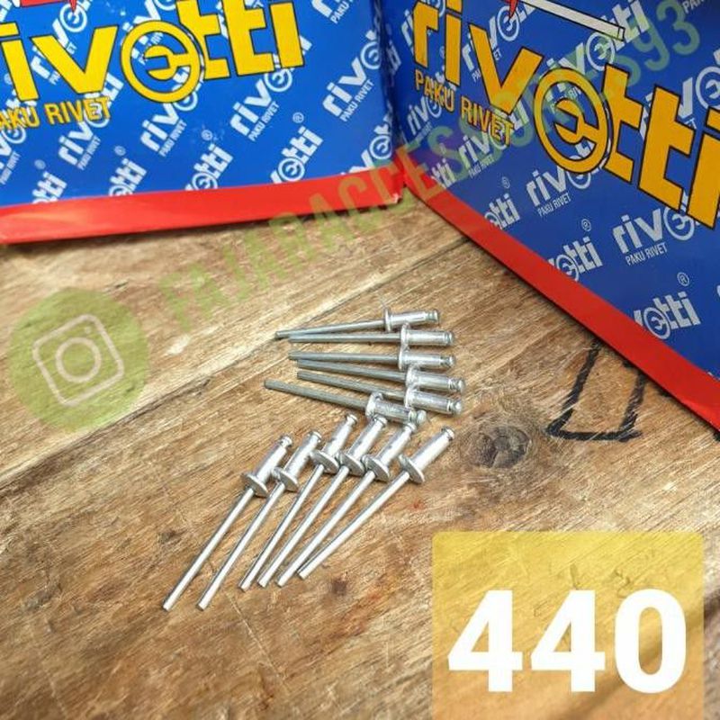 Paku Rivet Ukuran 440 - 3.2 mm x 11 mm