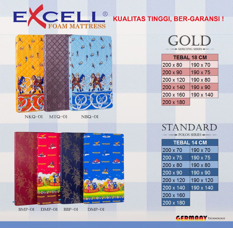 Kasur Busa Asrama Excell Foam