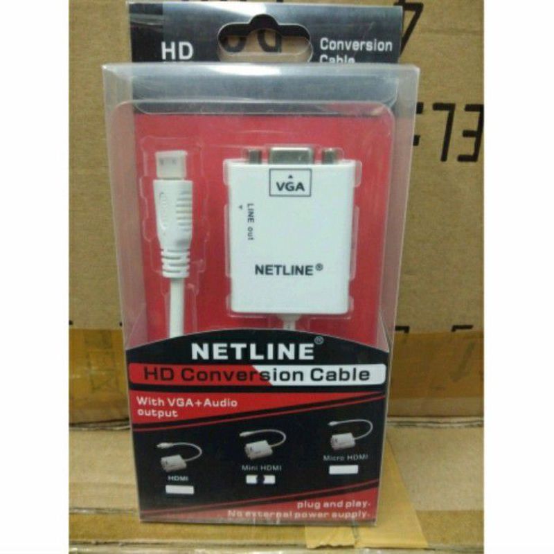 Netline Converter Hdmi To Vga Audio