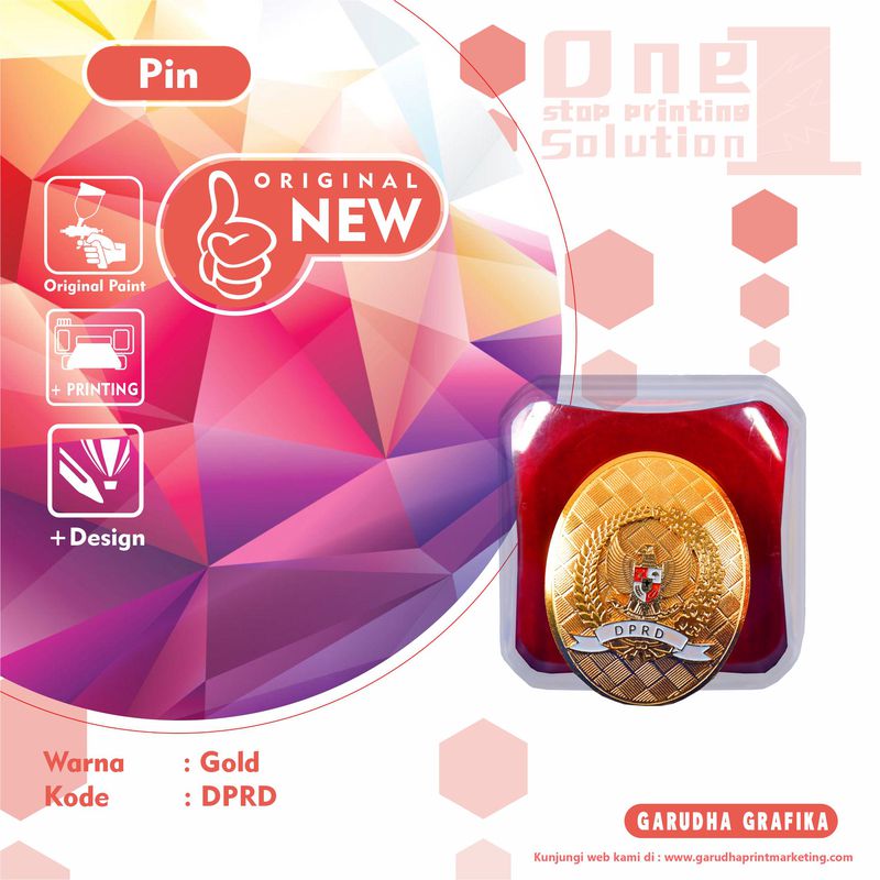 Pin DPRD Oval Kecil