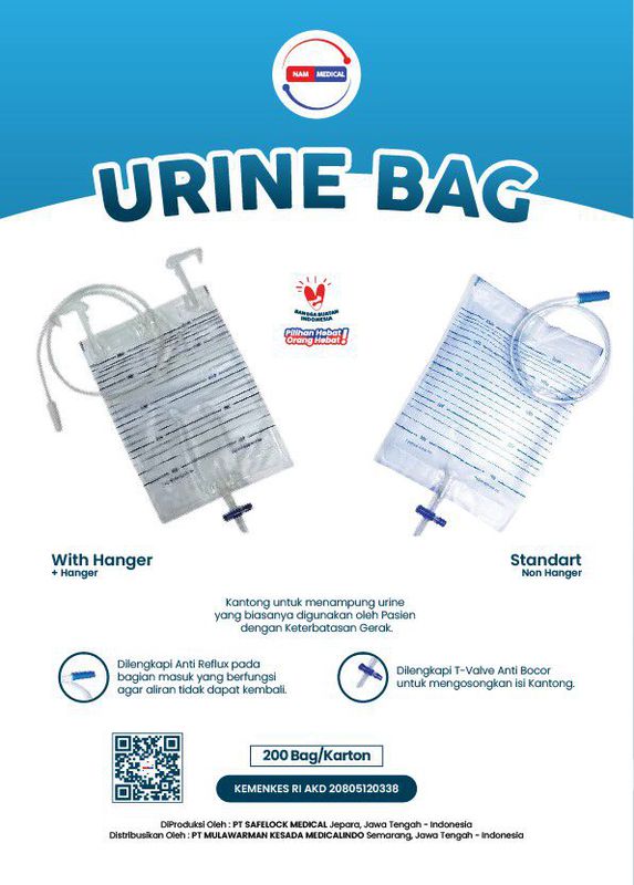Urine Bag Nam Medical / Kantong Penampung Urin Pasien