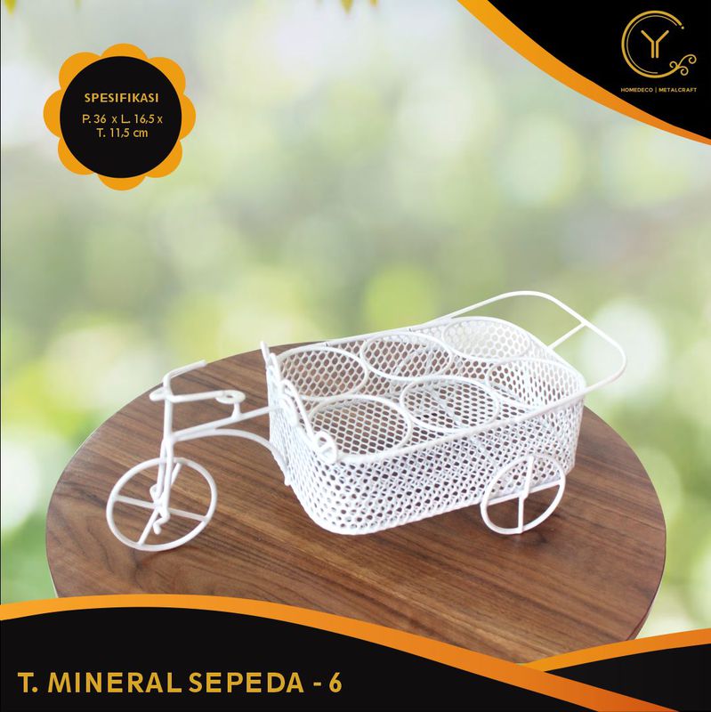 RAK AIR MINERAL - RAK AQUA SEPEDAH - KERANJANG AIR MINERAL - PIPET HITAM