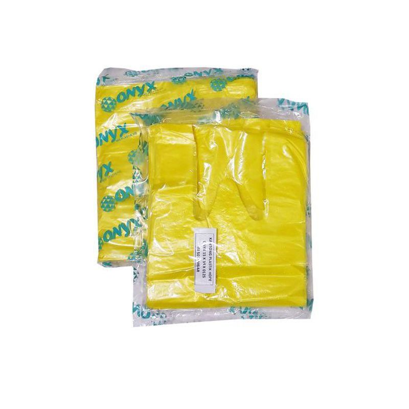 Kantong Plastik (Kresek) Kuning KECIL Ukuran 15